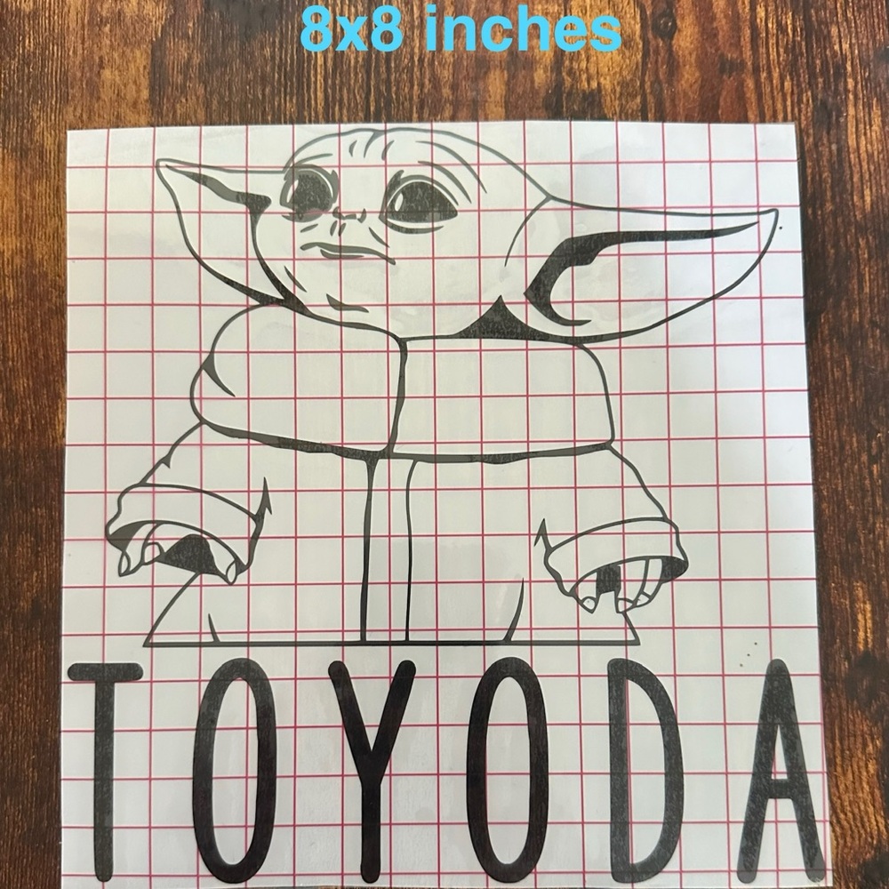 Toyoda decal sticker 8in